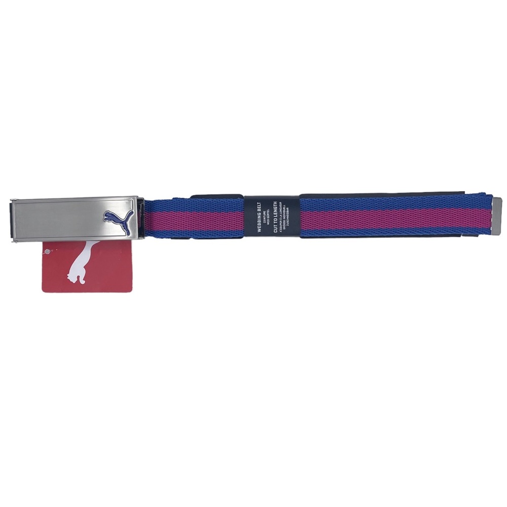 Puma webbing belt blue/pink One Size